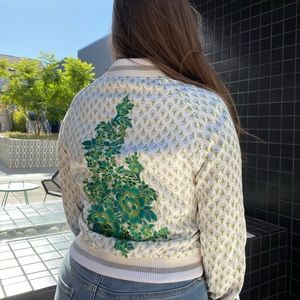 Anthropology bomber jacket